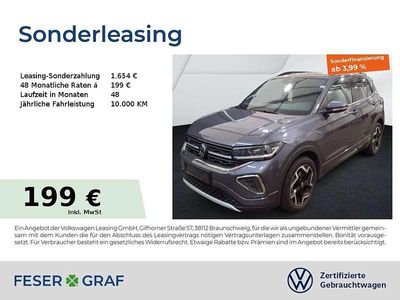 Rauchgrau metallic Gebraucht 2025 VW T-Cross R-line SUV | 27.601 € (Fairer Preis)