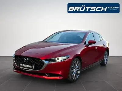 Brugt Mazda 3 Exclusive-Line 140 HK (102 kW) 2025 Rød Sedan