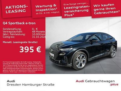 Gebraucht Audi Q4 Sportback e-tron Sport 125 kW (170 PS) 2025 Schwarz SUV