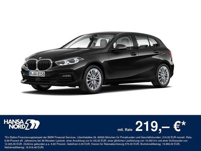 Gebraucht BMW 120 Advantage 178 PS (130 kW) 2022 Schwarz / black sapphire (metallic) Kleinwagen