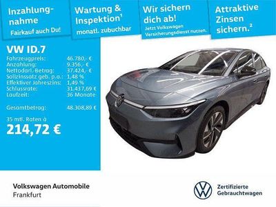 Second-hand VW ID.7 Pro 210 kW (286 CP) 2025 Albastru SUV