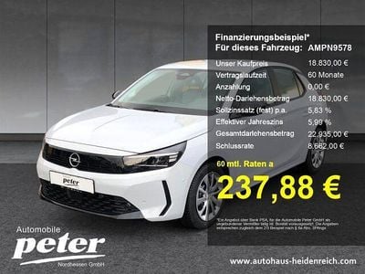 Neu Opel Corsa Edition 101 PS (74 kW) 2025 Weiß Limousine