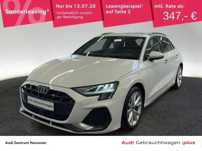 Gebraucht Audi A3 S-Line 150 PS (110 kW) 2024 2y gletscherweiß metallic (metallic) Limousine
