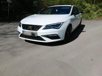 Usata Seat Leon ST Black Edition 150 CV (110 kW) 2019 Bianco Station wagon