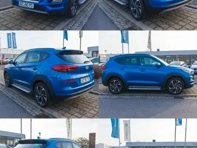 Gebraucht Hyundai Tucson Premium 177 PS (130 kW) 2019 Blau SUV