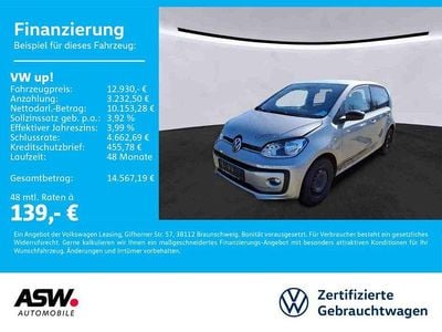Gebraucht VW up! Active 65 PS (47 kW) 2023 Tungsten silver metallic Kleinwagen