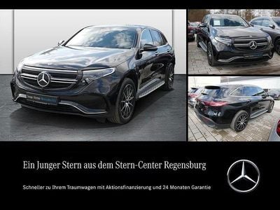 Gebraucht Mercedes EQC400 AMG line 300 kW (408 PS) 2023 Metalliclack obsidianschwarz SUV