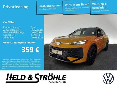 Neu VW T-Roc R-line 150 PS (110 kW) 2026 Gelb SUV