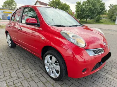 Gebraucht Nissan Micra 65 PS (47 kW) 2010 Rot Kleinwagen