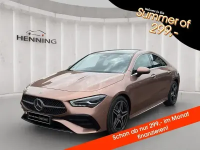 Gebraucht Mercedes CLA200 Premium 163 PS (119 kW) 2023 Gold Coupé
