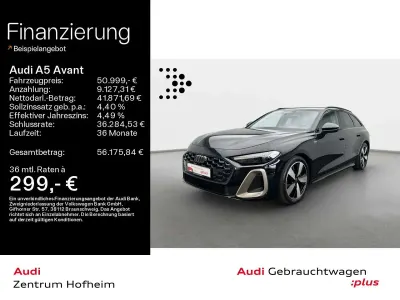 Gebraucht Audi A5 Edition .1 204 PS (150 kW) 2025 Mythosschwarz metallic Kombi