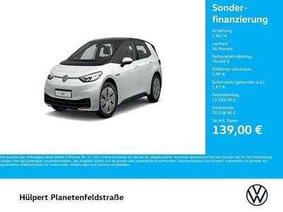 Gebraucht VW ID.3 Pure 110 kW (150 PS) 2022 Weiß Kleinwagen