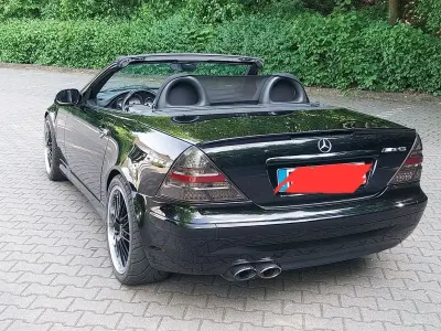Gebraucht Mercedes SLK32 AMG AMG 354 PS (260 kW) 2001 Schwarz Cabrio