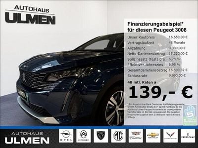Gebraucht Peugeot 3008 Allure 224 PS (164 kW) 2022 Blau SUV