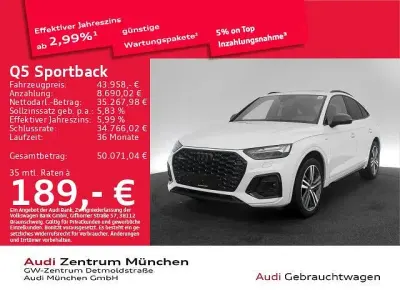 Gebraucht Audi Q5 Sportback S-Line 286 PS (210 kW) 2022 Weiß SUV