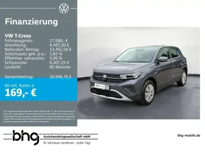 Gebraucht VW T-Cross 95 PS (69 kW) 2025 Grau SUV