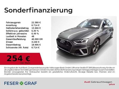Daytonagrau perleffekt Gebraucht 2022 Audi A4 S-Line Kombi | 22.380 € (Fairer Preis)