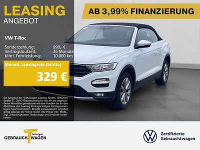 Second-hand VW T-Roc Cabriolet Style 110 CP (80 kW) 2022 Alb Cabrio