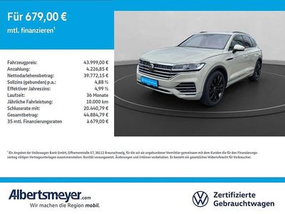 Beige Gebraucht 2021 VW Touareg Atmosphere SUV | 43.199 € (Superpreis)