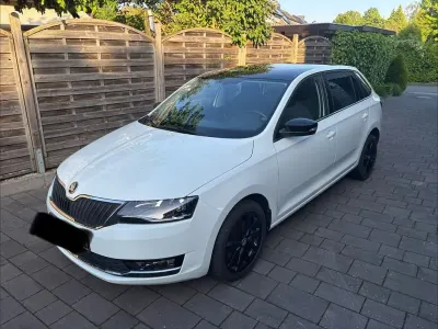 Używany Skoda Rapid Style 110 KM (80 kW) 2018 Biały Hatchback