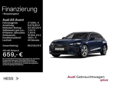 Gebraucht Audi A5 204 PS (150 kW) 2025 Firmamentblau metallic Kombi