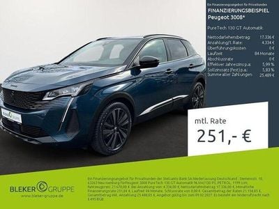 Gebraucht Peugeot 3008 GT 177 PS (130 kW) 2023 Celebes blau SUV