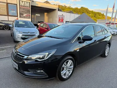 Gebraucht Opel Astra Edition 136 PS (100 kW) 2019 Schwarz Kombi