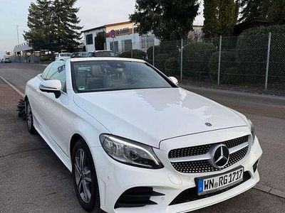 Weiß Gebraucht 2018 Mercedes C220 Cabrio | 29.999 € (Etwas zu teuer)