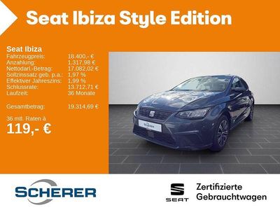 Gebraucht Seat Ibiza Style 116 PS (85 kW) 2024 Magnetic grau metallic (metallic) Kleinwagen