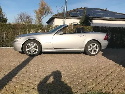 Usata Mercedes SLK200 163 CV (119 kW) 2002 Argento Cabrio