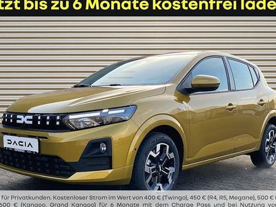 Neu Dacia Sandero Expression 122 PS (89 kW) 2025 Gelb Limousine
