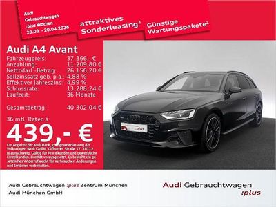 Gebraucht Audi A4 S-Line 204 PS (150 kW) 2024 Mythosschwarz metallic Kombi