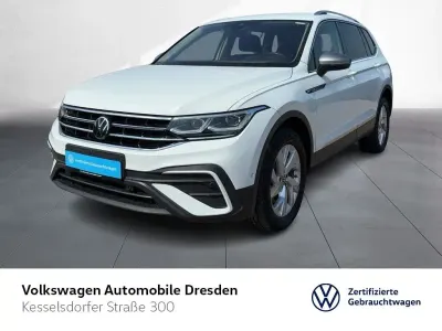 Gebraucht VW Tiguan Allspace Life 200 PS (147 kW) 2022 Pure white SUV