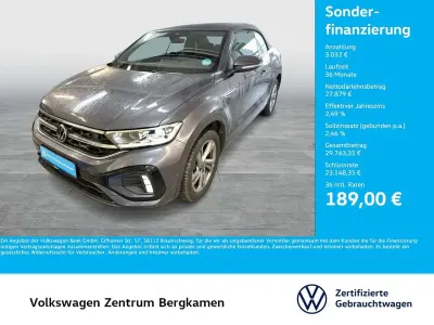 Gebraucht VW T-Roc Cabriolet R-line 150 PS (110 kW) 2025 Grau Cabrio