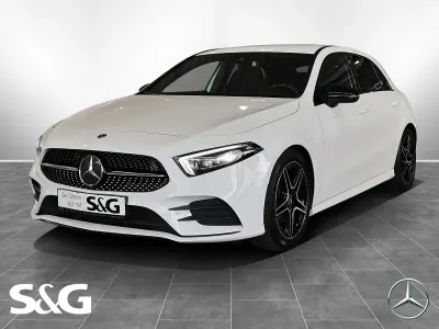 Gebraucht Mercedes A180 AMG 136 PS (100 kW) 2019 Polarweiß uni Limousine