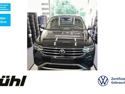 Gebraucht VW Tiguan Allspace Elegance 150 PS (110 kW) 2022 Schwarz SUV