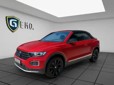 Gebraucht VW T-Roc Cabriolet Style 150 PS (110 kW) 2021 Rot Cabrio