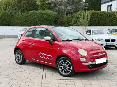 Używany Fiat 500 Lounge 69 KM (50 kW) 2009 Czerwony Kabriolet