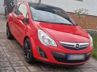 Gebraucht Opel Corsa 87 PS (63 kW) 2011 Rot Kleinwagen