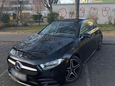 Gebraucht Mercedes A180 AMG line 116 PS (85 kW) 2019 Schwarz Kleinwagen