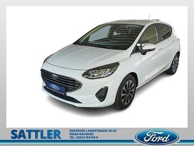 gebraucht Ford Fiesta Titanium 1.0 LED Klimaauto Parkpilot Radio Tempomat heizbare Sitze,Scheibe+Lenkrad