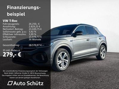 Usata VW T-Roc R-line 150 CV (110 kW) 2022 Grigio SUV