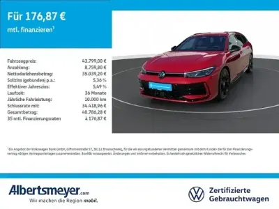 Gebraucht VW Passat R-line 265 PS (194 kW) 2025 Rot Kombi