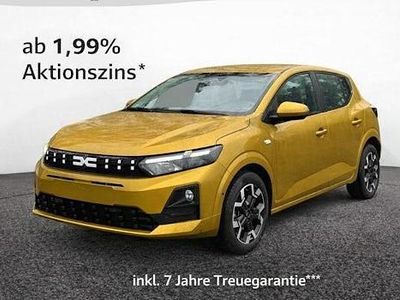 Neu Dacia Sandero Journey 122 PS (89 kW) 2025 Gelb Limousine