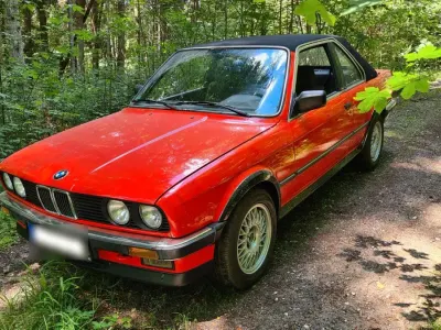 Gebraucht BMW 325 Cabriolet M Sport 170 PS (125 kW) 1987 Rot Cabrio