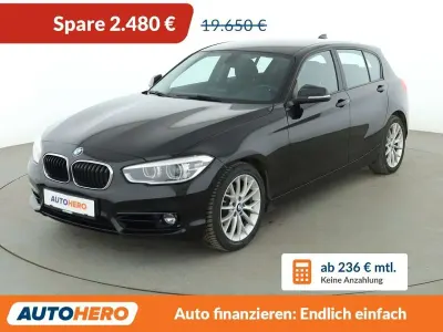Gebraucht BMW 120 Sport Line 190 PS (139 kW) 2018 Schwarz Kleinwagen