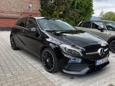 Używany Mercedes A180 Sportline 122 KM (89 kW) 2016 Czarny Sedan/Limuzyna