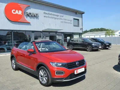 Gebraucht VW T-Roc Cabriolet Style 150 PS (110 kW) 2021 Kings red metallic Cabrio