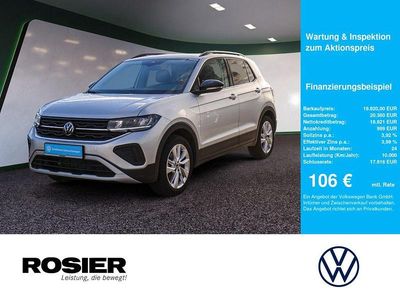 Gebraucht VW T-Cross Goal 95 PS (69 kW) 2025 Silber / reflexsilber SUV
