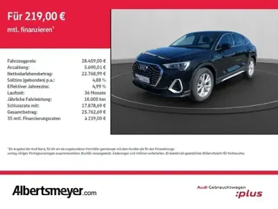 Usata Audi Q3 Sportback Ambiente 150 CV (110 kW) 2022 Nero SUV